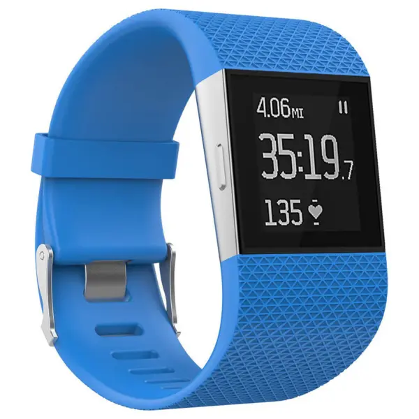Fb.r15.5a Silicone Band For Fitbit Surge In Sky Blue