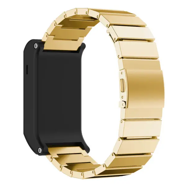 G.m6.yg Stainless Steel Rectanglar Link For Garmin Vivoactive HR In Yellow Gold 2