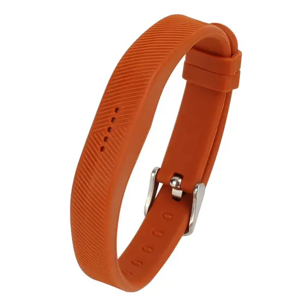 Fb.r7.2 Silicone Strap For Fitbit Flex In Brown