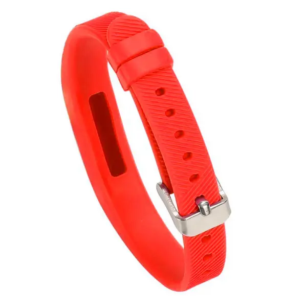 Fb.r7.6 Silicone Strap For Fitbit Flex In Red 2
