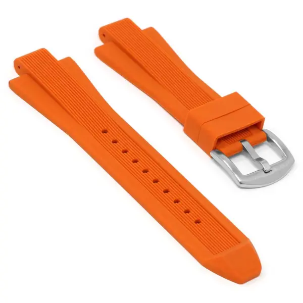 r.mk2 .12 Main Orange StrapsCo Silicone Rubber Watch Band Strap for Michael Kors Dylan