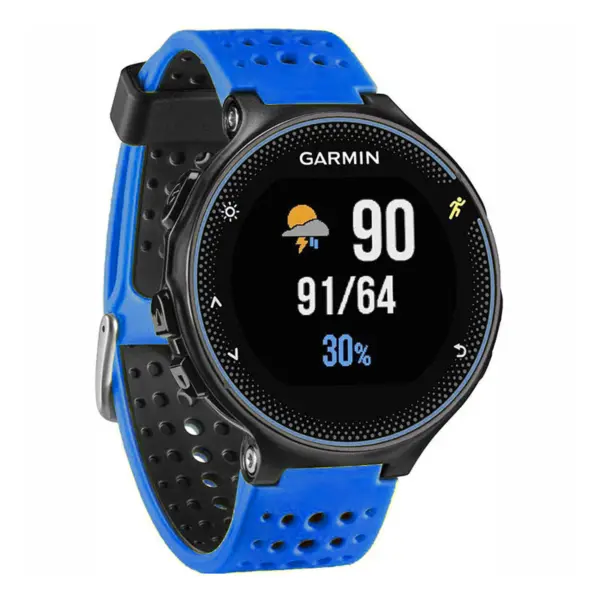 G.r3.5.1 Main Silcone Strap For Forerunner 3 In Blue And Black