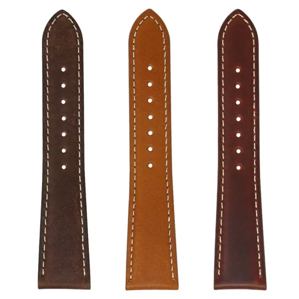 ds18 All Colors DASSARI Classic Vintage Leather Watch Band Strap 18mm 19mm 20mm 21mm 22mm
