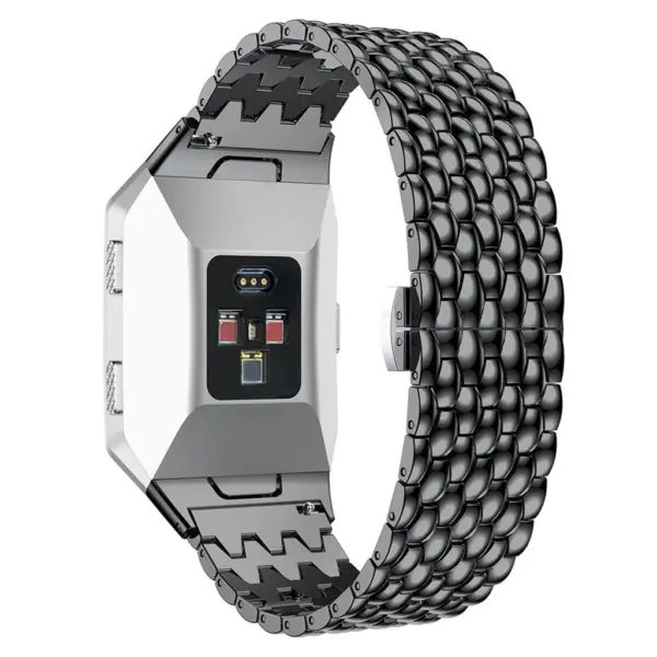 Fb.m38.mb Fitbit Ionic Stainless Steel Band In Matte Black 2