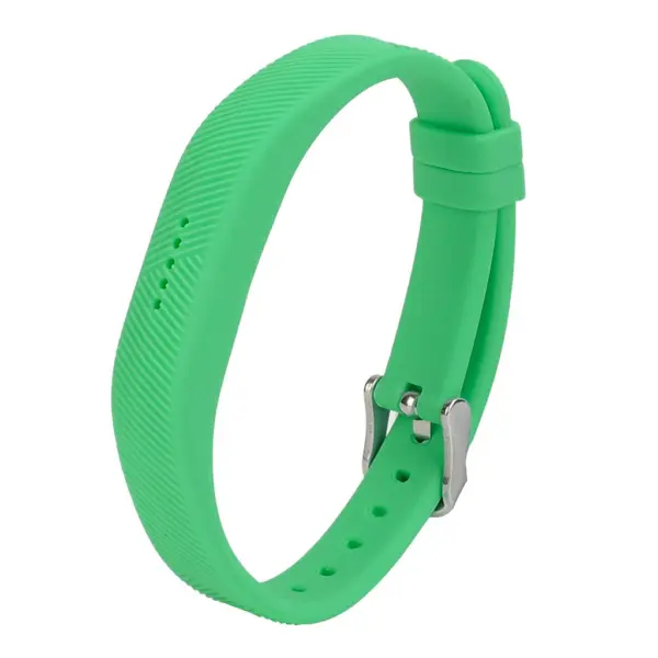 Fb.r7.11a Silicone Strap For Fitbit Flex In Green