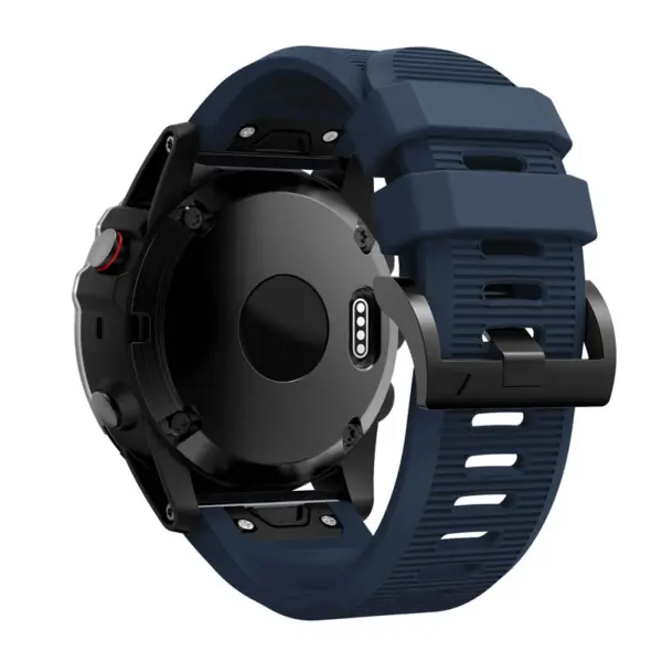 g.r70.5a Back Midnight Blue StrapsCo Silicone Strap for Garmin Fenix 5X 1