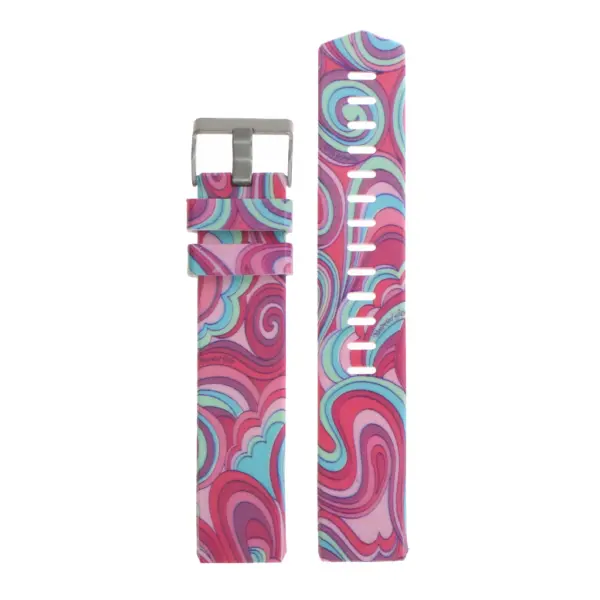FIXfb.r12.x Silicone Strap For Charge 2 W Psychedelic Swirls 2
