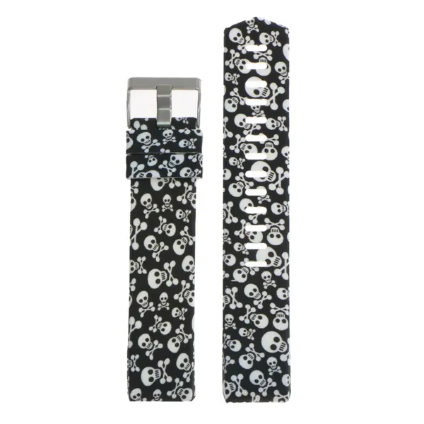 FIXfb.r12.d Silicone Strap For Charge 2 W Skulls And Bones 2