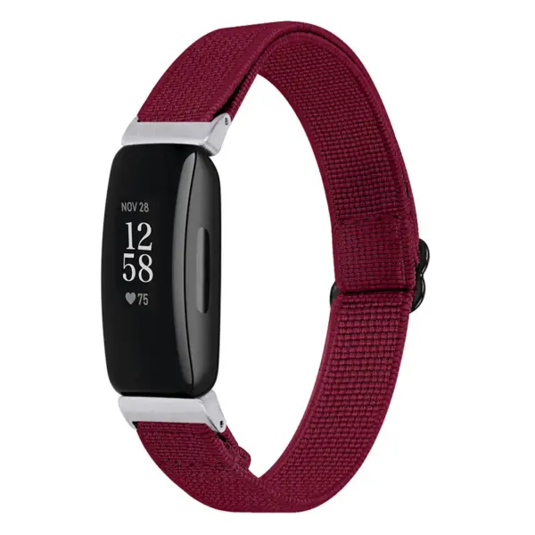 fb.ny32.6 Main Currant StrapsCo Elastic Nylon Watch Band Strap for Fitbit Inspire 2